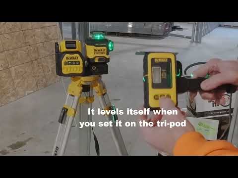 Mit dieser DeWalt-Laserwasserwaage wurde das Gießen von flachem Beton zum Kinderspiel (wir musste...