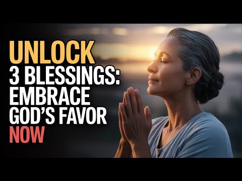 Experience the Power of 3 Miraculous Blessings as God's Favor Anoints Your Sacred Journey Today!