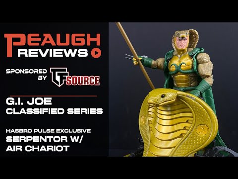 Video Review: Hasbro Pulse Exclusive - G.I. Joe Classified Series SERPENTOR with Air Chariot