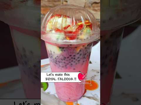 🍹Royal FALOODA recipe ☀️⛱️ #streetfood #trending #summer #drink #shorts
