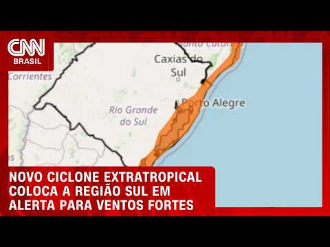 Região Sul vai enfrentar novo ciclone extratropical no fim de semana | CNN AGORA