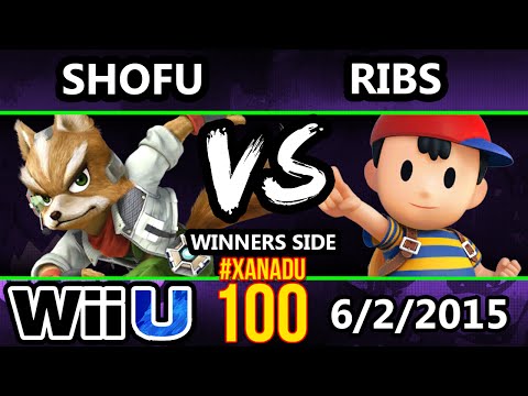 Xanadu 100 - Shofu (Fox) Vs. iQHQ | Ribs (Ness) SSB4 Tournament - Smash wii U - Smash 4