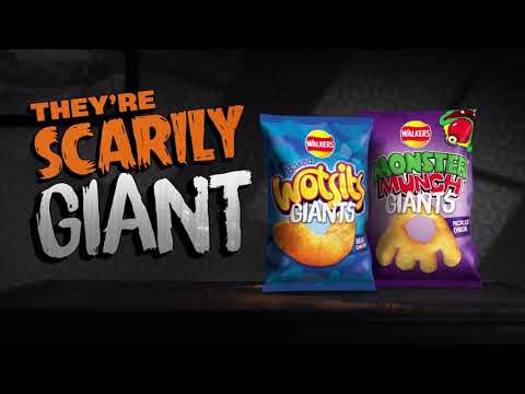 Walkers Monster Munch & Wotsits Giants.  They're Scarily GIANT