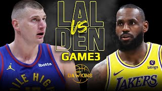 Los Angeles Lakers vs Denver Nuggets Game 3 Full Highlights | 2024 WCR1 | FreeDawkins