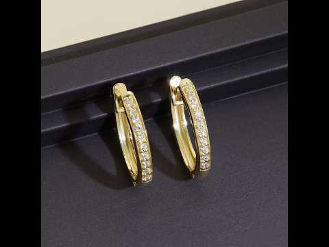 Cercei Tortite Aur 14k Diamante Naturale | Diana stilunic.ro