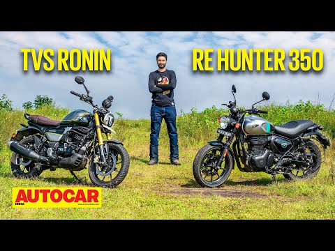 2022 TVS Ronin vs Royal Enfield Hunter 350 - Stranger Things | Comparison | Autocar India