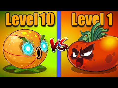 Team NOOB (Max Level) vs PRO (Level 1) - Who Will WIn? - PvZ 2 Team Plant vs Team Plant
