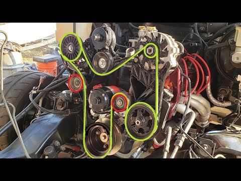 Installing electric water pump on chevy small block 350 305 (project smog legal)