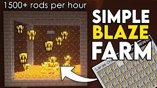 Easiest Blaze XP Farm in Minecraft 1.21 (Bedrock, Java &amp; PE)
