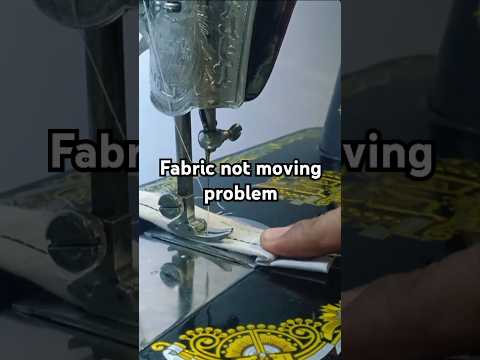 Fabric not moving problem. #sewing #sewingtipsandtricks #sewingmachine #household