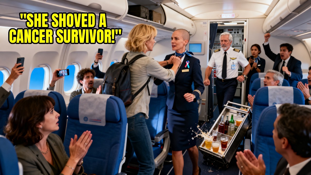 Karen Mocked Flight Attendant Who Survived Cancer — Unaware Pilot Is Her Oncologist