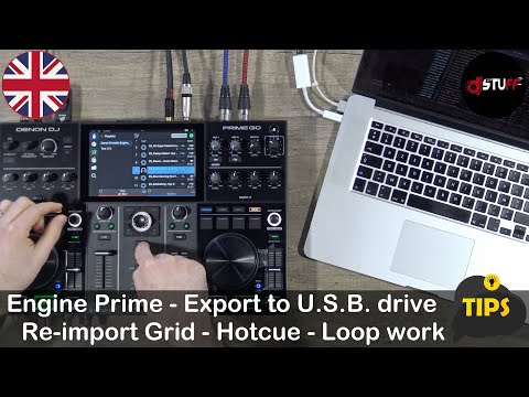 Engine Prime - Export to U.S.B. drive - re-import Grid/Hotcue/Loop work 🇬🇧
