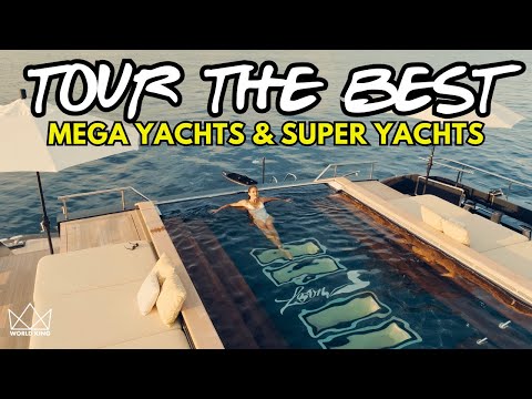 1-HOUR LUXURY YACHT TOUR: The Most Luxurious Mega Yachts, Super Yachts, & Sailing Yachts In 4K