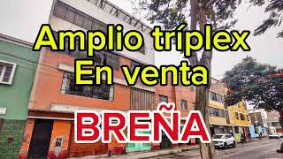 Triplex en venta.  Breña.