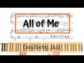 All Of Me Jazz Standard Solo Piano Arrangement