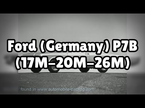 Thumbnail for Photos of the Ford (Germany) P7B (17M-20M-26M) | Not A Review! by Ford Germany