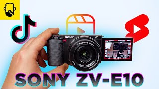 Sony ZV-E10 body Black (ILCZVE10B.CEC) - відео 1