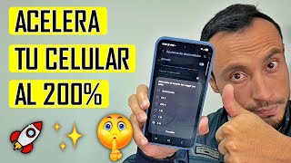 Haz tu celular  2 veces más rápido en menos de 1 Minuto