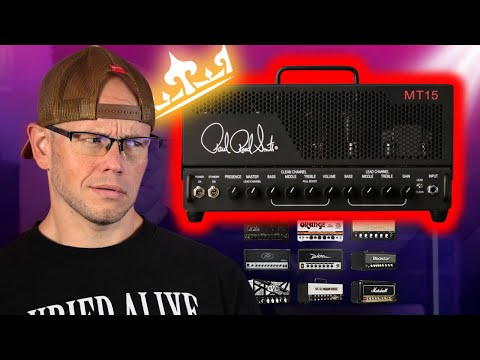 PRS MT 15 V1 Mark Tremonti Signature 2-Channel 15-Watt Guitar Amp Head 2018 - 2024 - Black Bild 7