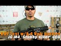 Product video forJG FULL METAL M4 Stubby Killer CQB RIS AEG w/ Metal Rail System
