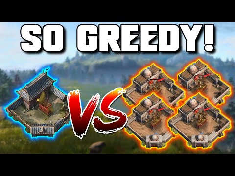 I found the GREEDIEST Opponent! - Chinese vs Abbasid - AoE4 - Grubby