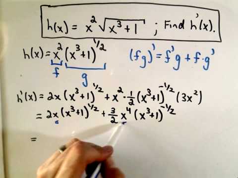 Product Rule, Chain Rule and Factoring - Ex 2