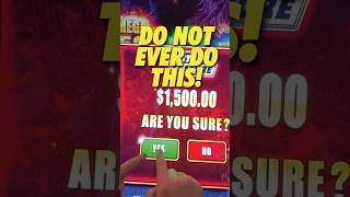 IF YOU HAVE LOST YOUR MIND DO A $1500 BUY A BET ON THE BUFFALO SLOT! #shortsfeed #short #fyp