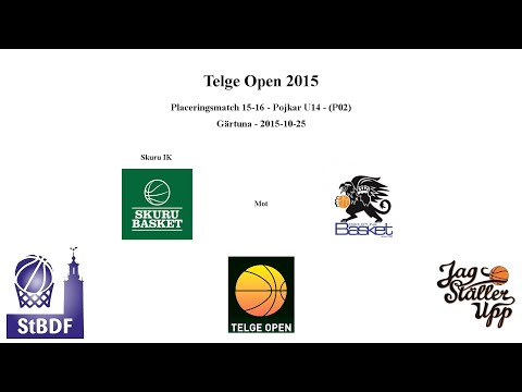 Skuru Basket (P02 Vit) mot Eskilstuna Basket - Telge Open - 2015-10-25