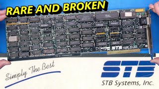 Fixing a rare and broken high-res video card (STB Super Res 400)