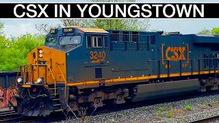 🔴 FREIGHT TRAIN IN A FORGOTTEN CITY – RAILFANNING IN YOUNGSTOWN, OHIO