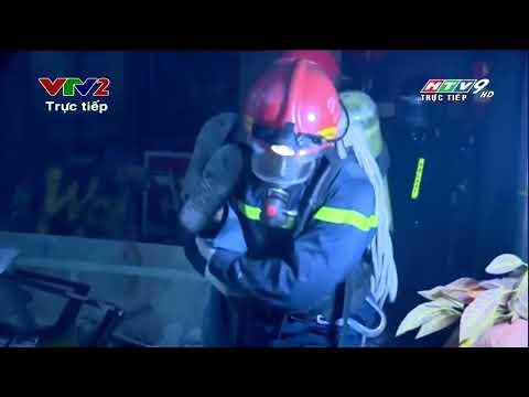HTV9 [Đang Tiếp Sóng VTV2] - Trích Diễn Tập Phòng Cháy Và Chữa Cháy Vincom Đồng Khởi [28/11/2015]