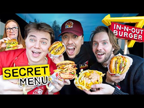 Tasting EVERYTHING on In-N-Out's Secret Menu!!! Ft. Spencer and Chris!