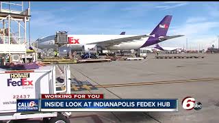 Indianapolis has the second-largest FedEx hub in the U.S. Take a look inside.