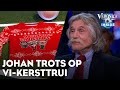 Johan trots op limited edition VI-kersttrui: 'Daar loop je niet voor lul mee!' | VERONICA INSIDE
