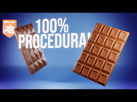 🍫How to make a Chocolate in Blender using Geometry Nodes