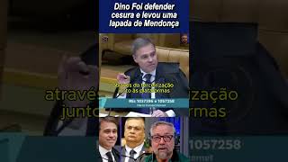 Flávio Dino defende a censura e leva invertida histórica de André Mendonça