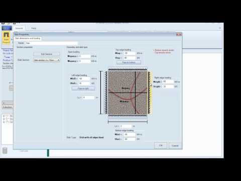 Tutorial video 3  4 steps to design a concrete slab using RCsolver