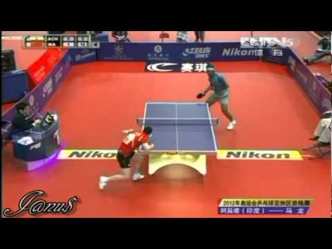2012 Asian Olympic Qualification: MA Long - ACHANTA Sharath Kamal  [Full Match|Short Form]