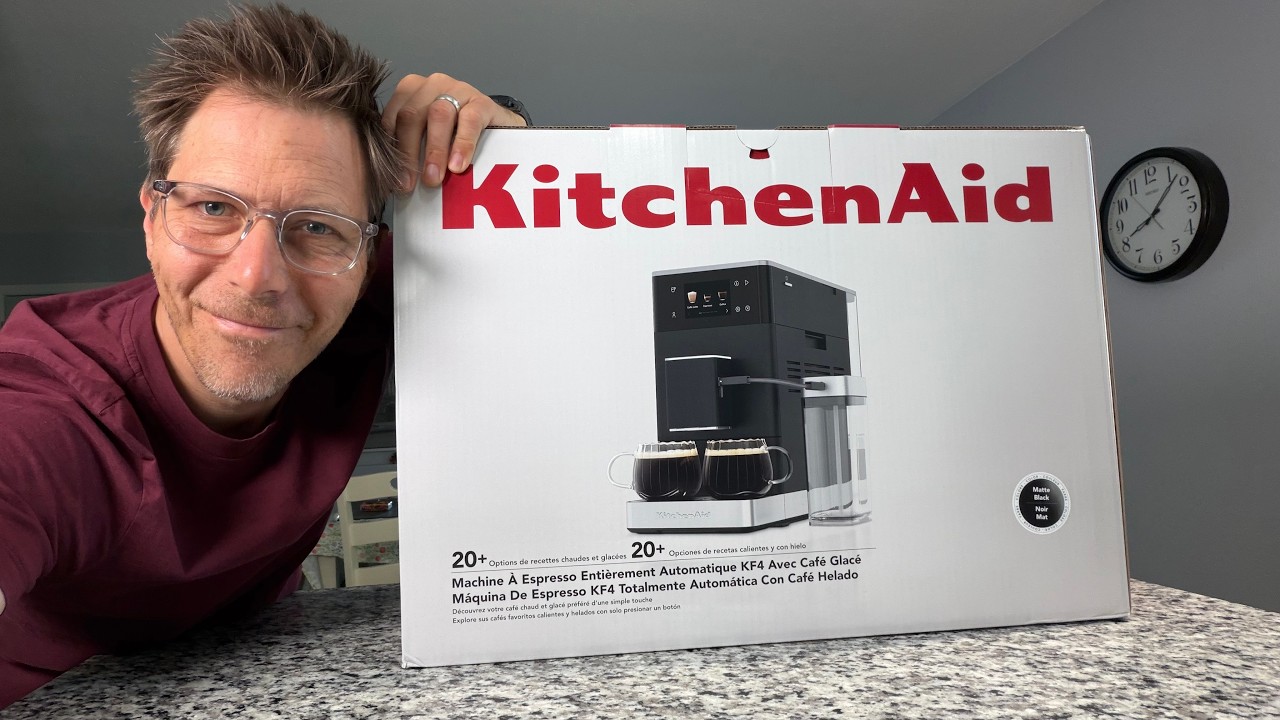 KitchenAid KF4 Superautomatic Coffee Machine Unboxing and Setup