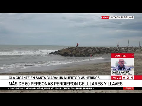 🔴 OLA GIGANTE EN SANTA CLARA DEJA UN MUERTO Y 35 HERIDOS: HABLA FABIÁN GARCÍA DE DEFENSA CIVIL