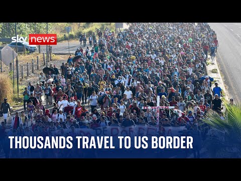 United States: 8,000 migrants travel to southern border as election looms