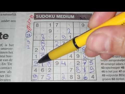 Hey Robin, show me a Sudoku puzzle! (#3519) Medium Sudoku puzzle. 10-11-2021