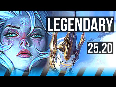 DIANA vs GALIO (MID) | 12/1/5, 7 solo kills, Legendary | EUW Master | 25.20