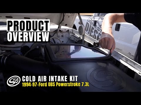 S&B Cold Air Intake for 94-97-Ford OBS Powerstroke 7.3L