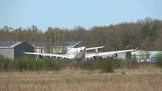 Plus Ultra A340 at Twente Airport