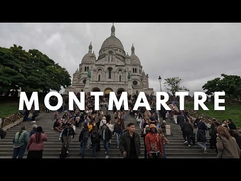 Paris France 🇫🇷 Walking Tour 4K | The Heart of Montmartre 2025