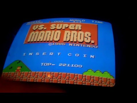 Vs Super Mario Bros Arcade World Record Run (High Score)