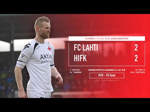 FC Lahti - HIFK 2-2 (2-1) 18.4.2016  I  Maalikooste