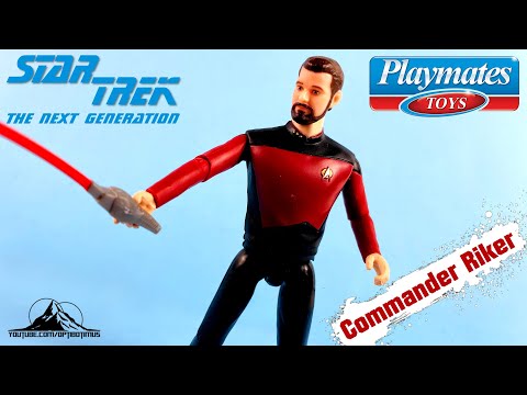 2022 Playmates Toys Star Trek The Next Generation COMMANDER RIKER Video Review
