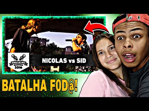 CASAL REACT: NICOLAS (RS) VS SID (DF) (SEMIFINAL) - DUELO DE MCS NACIONAL 2016